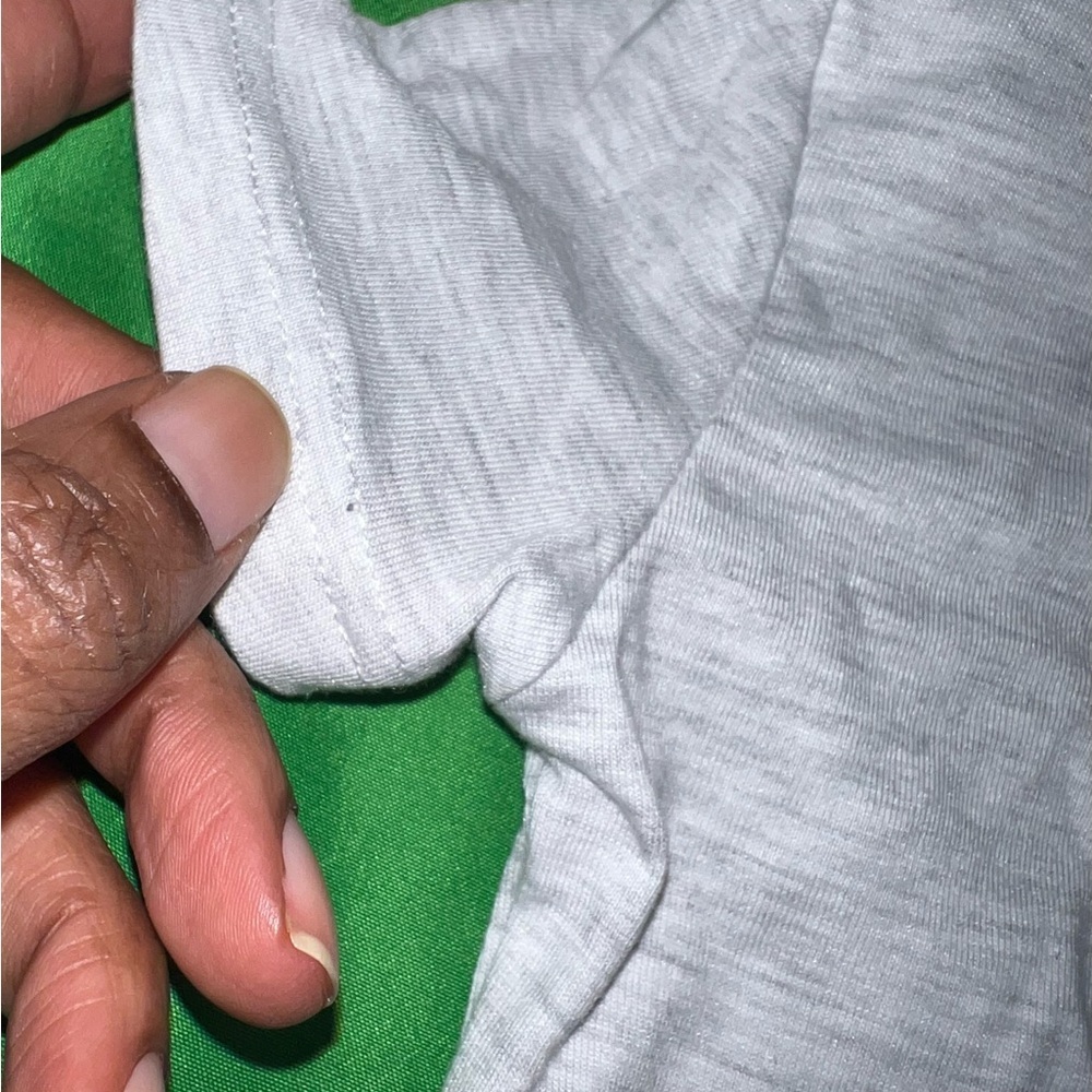 Puma Light Gray Baby Bodysuit with Pastel Logo 12 Months-Flaw - Picture 3 of 4
